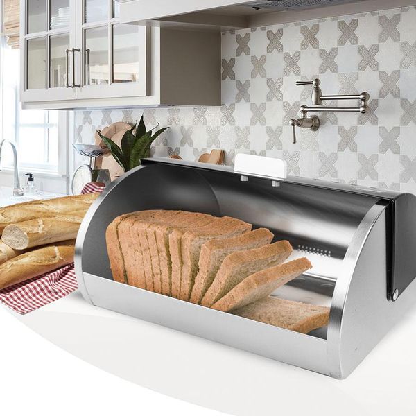 Хлібниця з відкидною кришкою Maestro MR-1676-BL MR-1676-BL фото