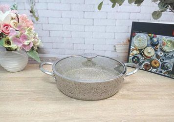 Сотейник алюминиевый 3,8 л OMS 3316-28-3,8л-Sandy Beije OMS 3316-28-3,8л-Sandy Beije фото