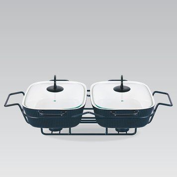 Марміт подвійний прямокутний 1,1 л/29 см Maestro MR-11260-73-2 MR-11260-73-2 фото